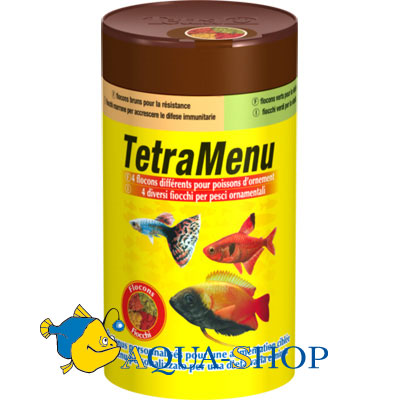Корм для рыб TetraMenu, мелкие хлопья 4 вида 100 мл