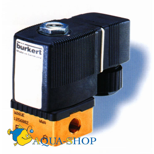 Клапан электромагнитный Burkert 6013 на 0-25 атм. с комплектом фиттингов для подключения