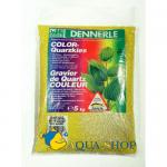 Грунт Dennerle Color-Quarz, гравий 1-2 мм 5 кг желтый