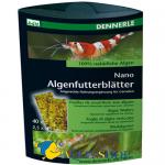 Корм для рыб (водоросли) Dennerle Nano Algenfutterblatten, 40 шт