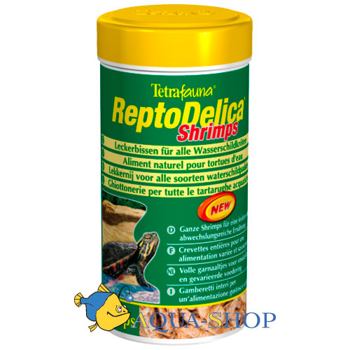 Корм для рептилий Tetra ReptoDelica Shrimps, 250 мл