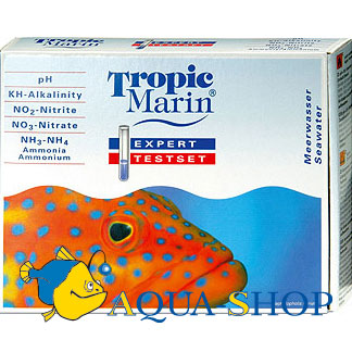     TROPIC MARIN Expert TestSet Seawater pH, KH, NO2, NO3, NH3 