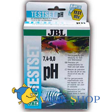 Тест контроля значения рН JBL pH Test-Set 7.4-9.0, на 80 измерений