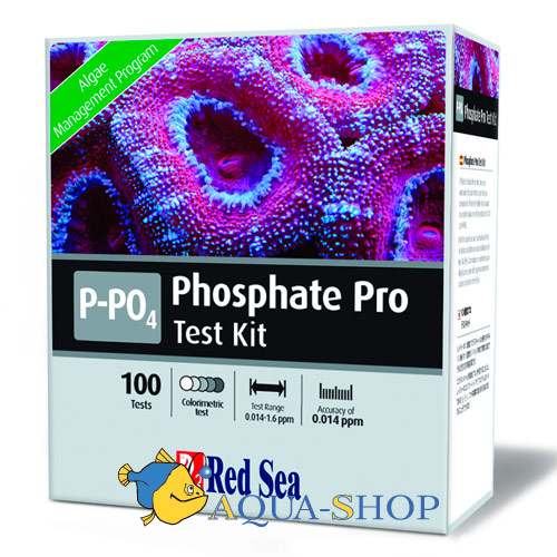 Тест для измерения количества фосфатов RED SEA Phosphat Pro, 100 измерений
