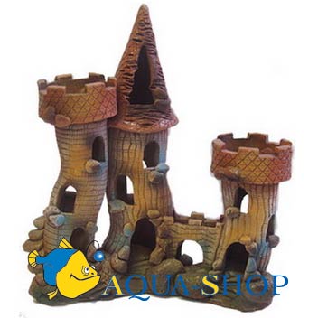 Замки из глины для аквариума