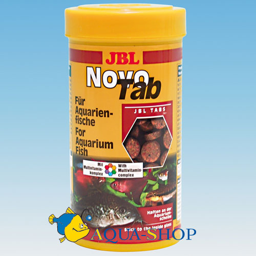 Корм в форме таблеток для всех видов аквариумных рыб JBL Novo Tab, 250 мл