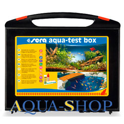 Набор тестов для воды SERA AQUA-TEST-BOX +Cu, в чемоданчике