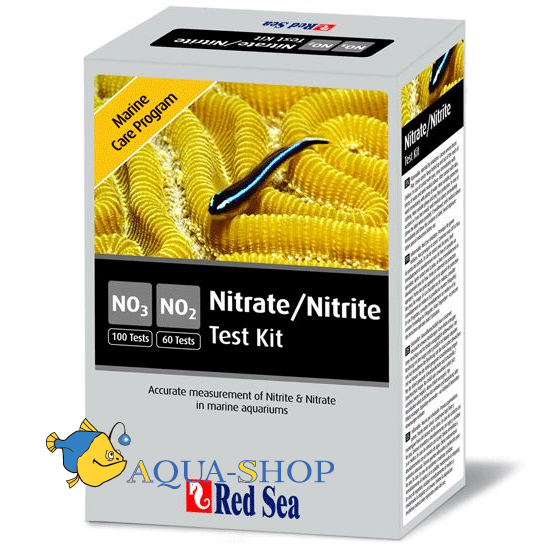 Тест на нитриты/нитраты RED SEA Nitrate, 60/100 тестов