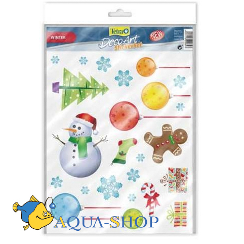  Tetra DecoArt StickerSet Winter