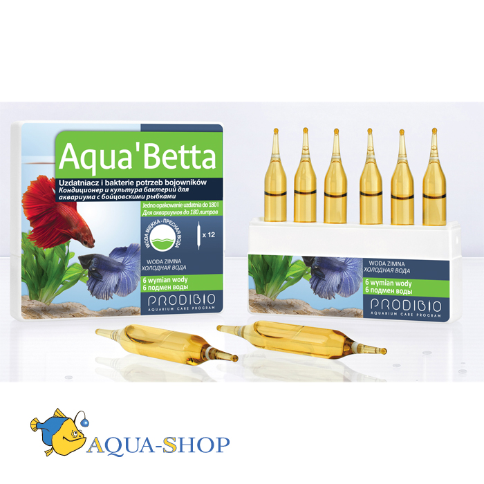 Кондиционер и бактериальная культура для бойцовых рыбок Aqua Betta