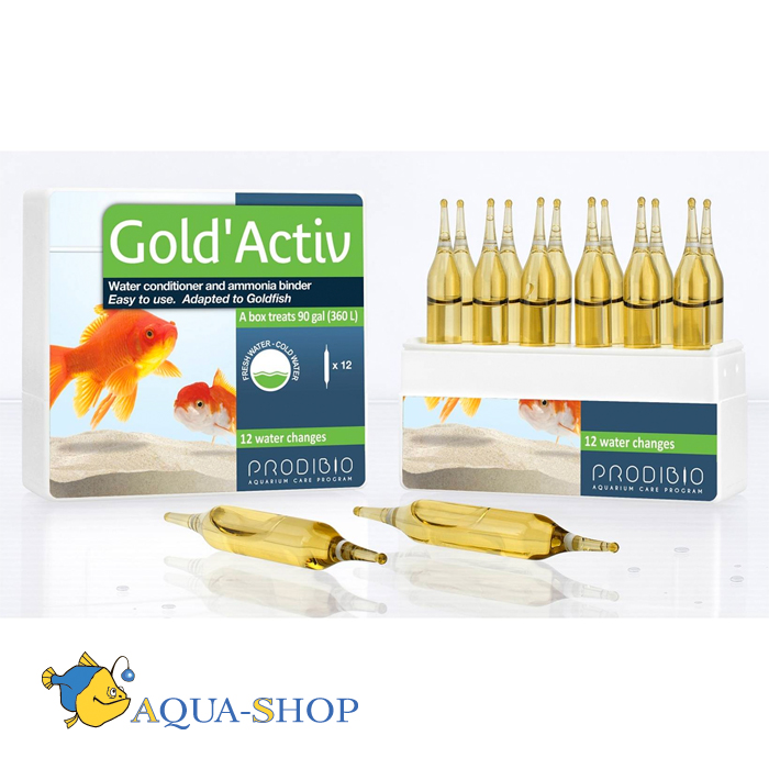 Кондиционер водопроводной воды для золотых рыбок  Prodibio Gold`Activ (12шт)