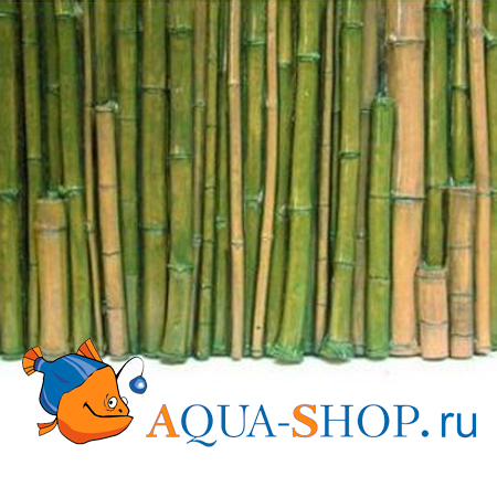 Бамбук. Фон рельефный, 118х58 мм, зеленый