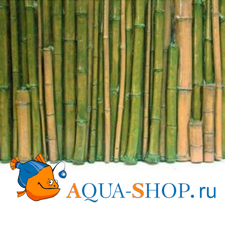 Бамбук. Фон рельефный, 98х58 см зеленый