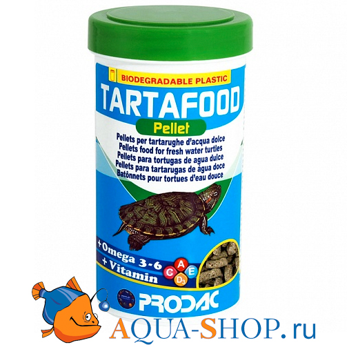 Корм для черепах Prodac Tartafood pellet 1200 мл 350 г в палочках