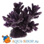 Коралл пластиковый пурпурный 8х8х6.5 см