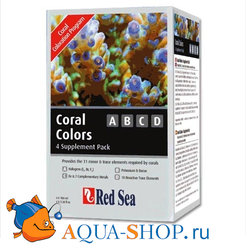 Добавка Red Sea Coral Colors ABCD 4х100