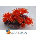 Коралл силиконовый, 20х12х14 см, красный
