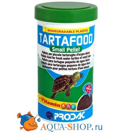 Корм для черепах Prodac Tartafood small pellet 100 мл 35 г в палочках