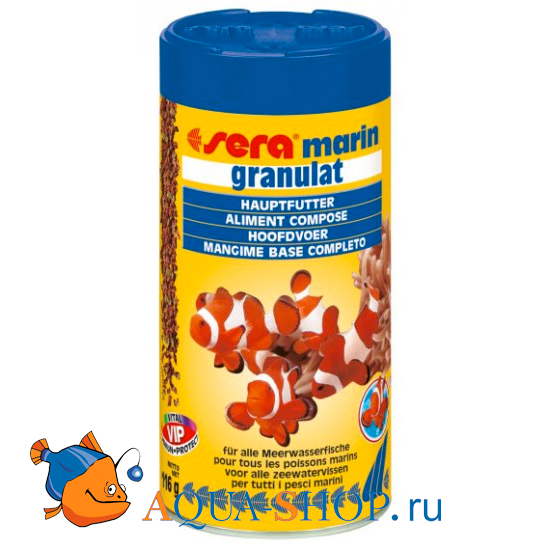 Корм для морских рыб Sera GRANULMARIN, гранулы, 1000мл