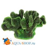 Коралл пластиковый зеленый, 19х13х10 см