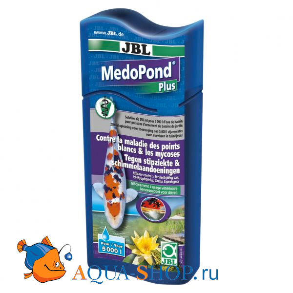 Средство против бактериальных и грибковых инфекций JBL MedoPond Plus 500 мл на 10 000 литров воды