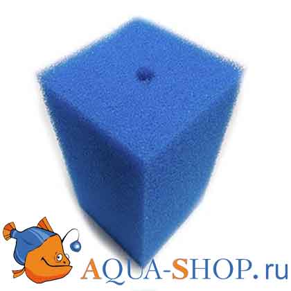Губка ROOF FOAM фильтрующая пенополиуритановая 200*100*100мм PPI 30 синяя