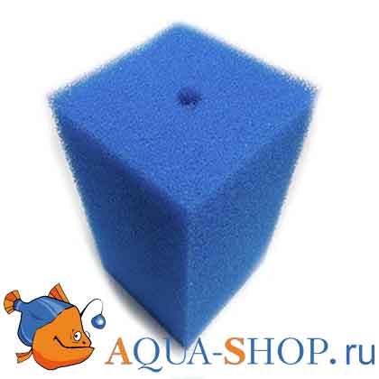Губка ROOF FOAM фильтрующая пенополиуритановая 300х100х100 мм PPI 20 синяя