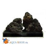 Камень натуральный UDECO "Лава черная", упаковка 15 кг
