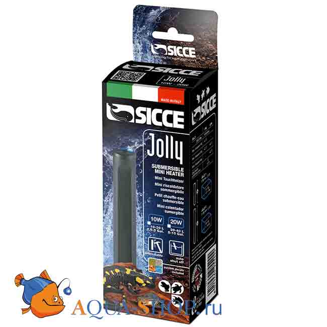 Нагреватель SICCE Jolly пластиковый 10Вт для аквариумов 10-20 л