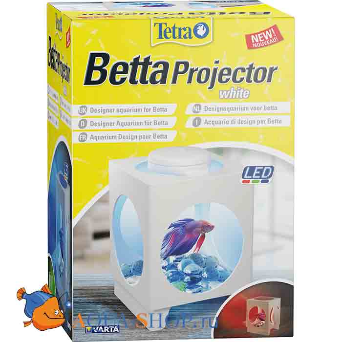 Аквариум Tetra Betta Projector 1,8л белый