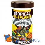 Корм для рыб Prodac Tropical Fish Flakes 50мл/10г в хлопьях