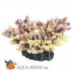 Коралл пластиковый желто-фиолетовый 21х18х8,5см