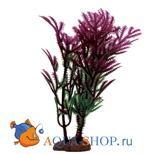 Хоттиния фиолетовая. Набор искусственных растений ArtUniq, 10 см, 6 шт