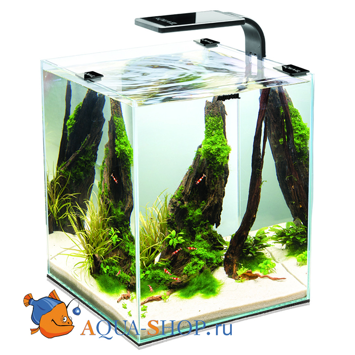 Аквариум Aquael Shrimp Set SMART LED PLANT II белый 30л