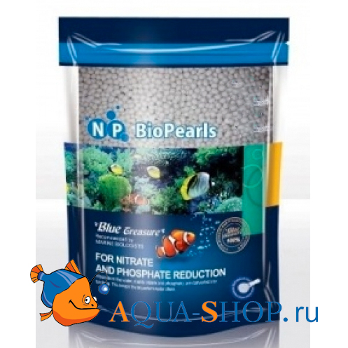   " " BLUE TREASURE NP BioPearls 500