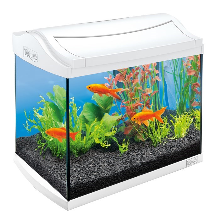 Аквариум Tetra AquaArt LED Goldfish  30л  белый 39*27,5*42 см