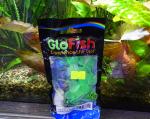 Растение  пластиковое GLOFISH зеленое флуоресцентное 15 см