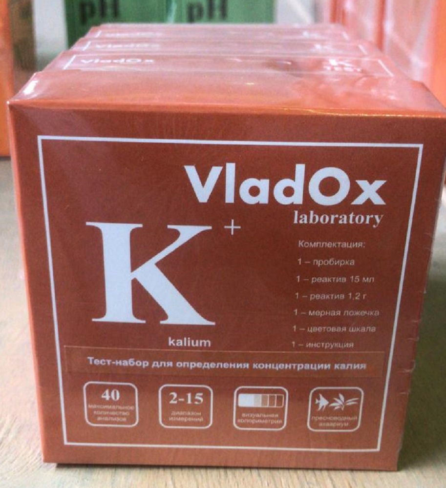 VladOx K тест - профессиональный набор для измерения концентрации калия
