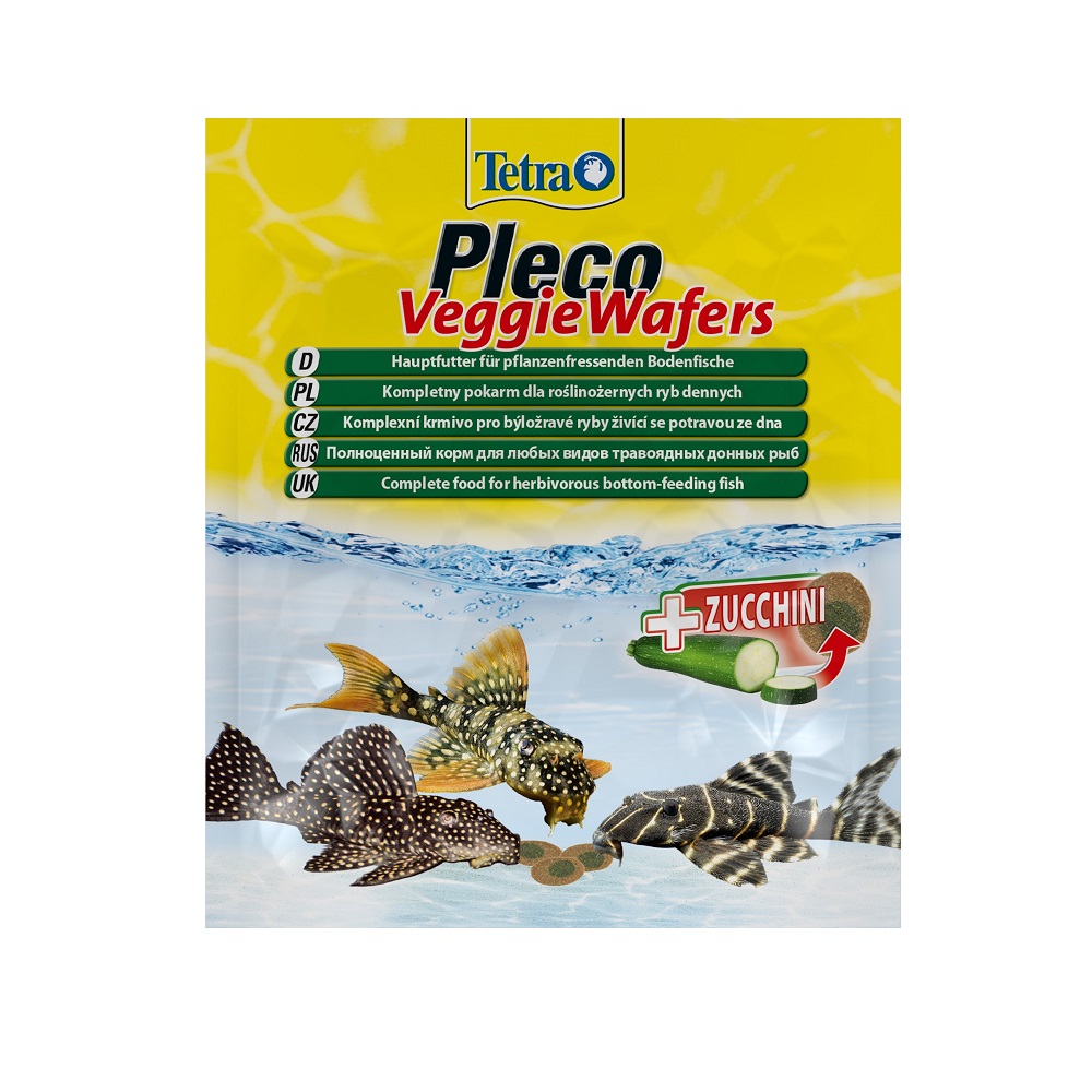 Корм для рыб TetraPleco Veggie Wafers 3,6л/1,8кг