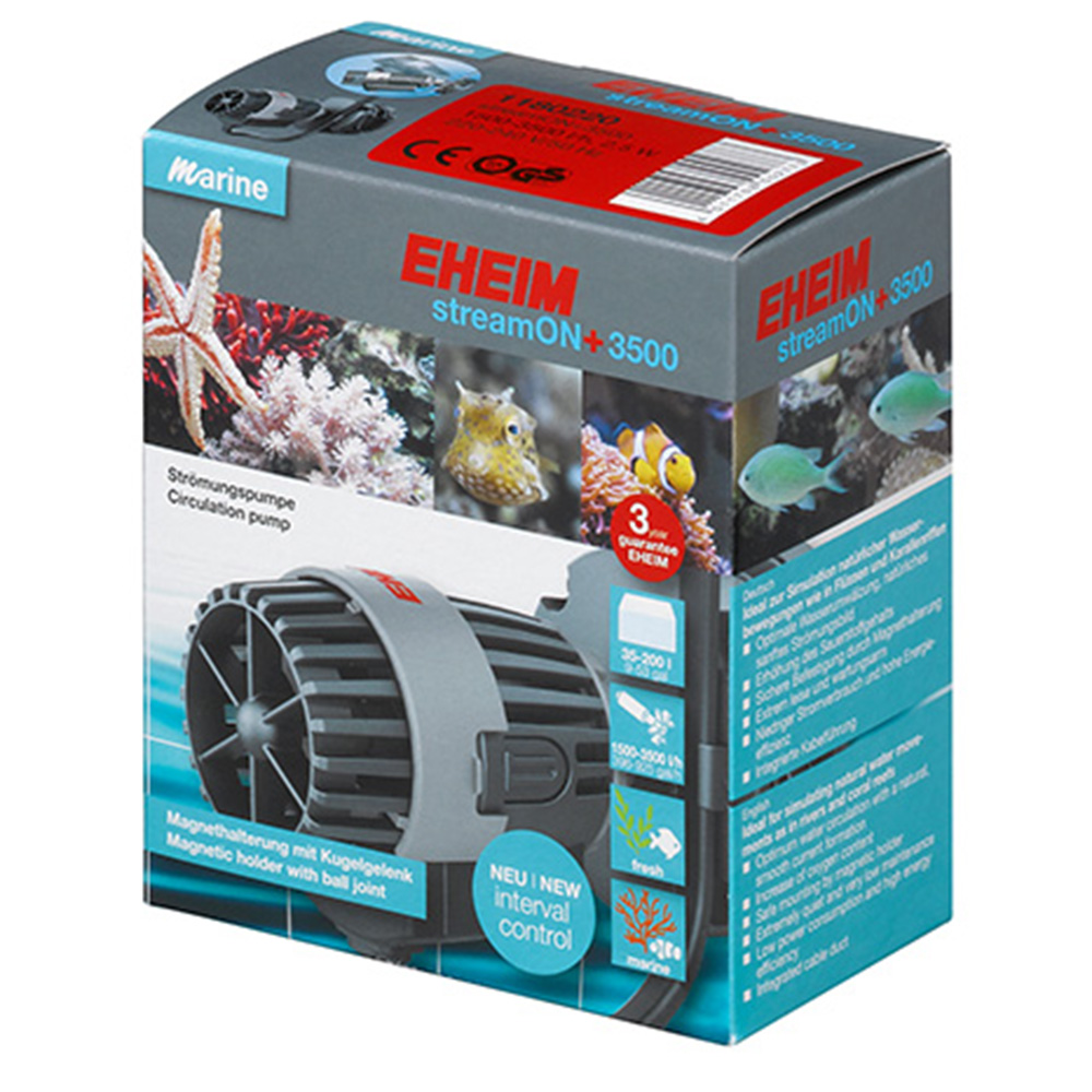 Помпа перемешивающая Eheim Stream-on + 3500л/ч, 2.5Вт для аквариумов от 150 до 300