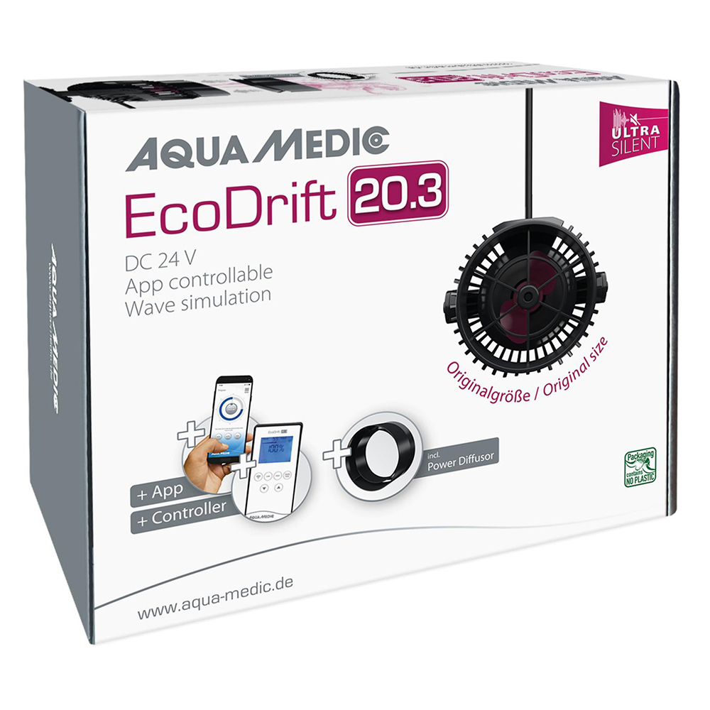 Помпа  перемешивающая Aqua Medic EcoDrift 20.3  4000-20000 л/ч,с контроллером и магнитным держателем