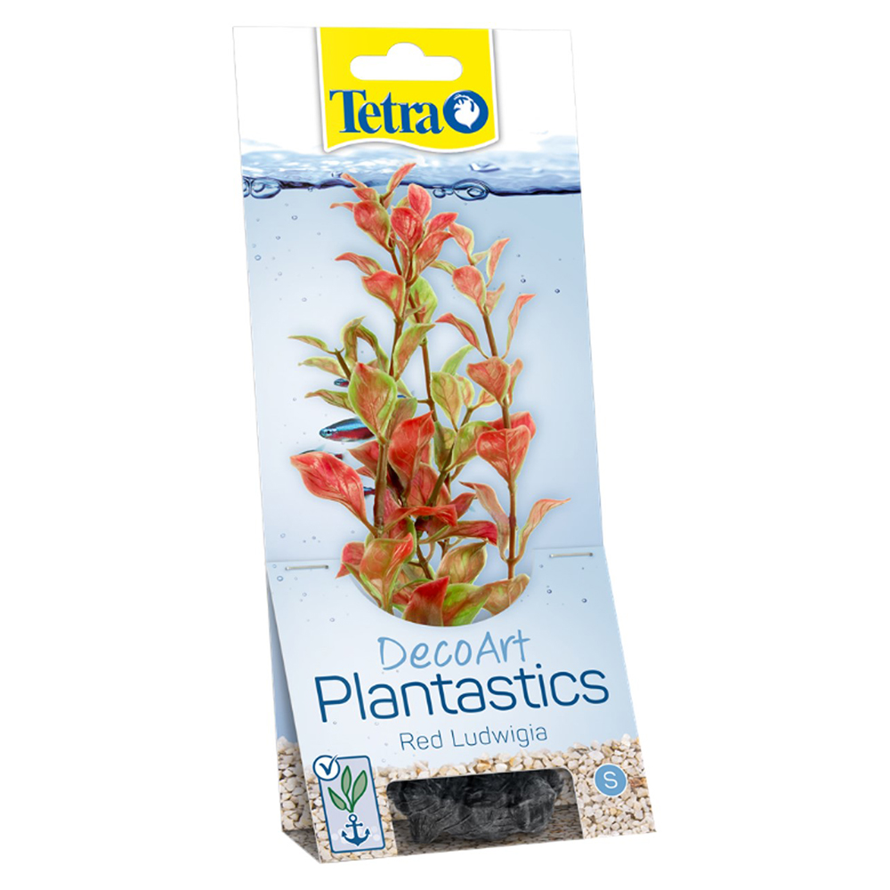 Растение пластиковое TETRA DecoArt S Людвигия красная 15см