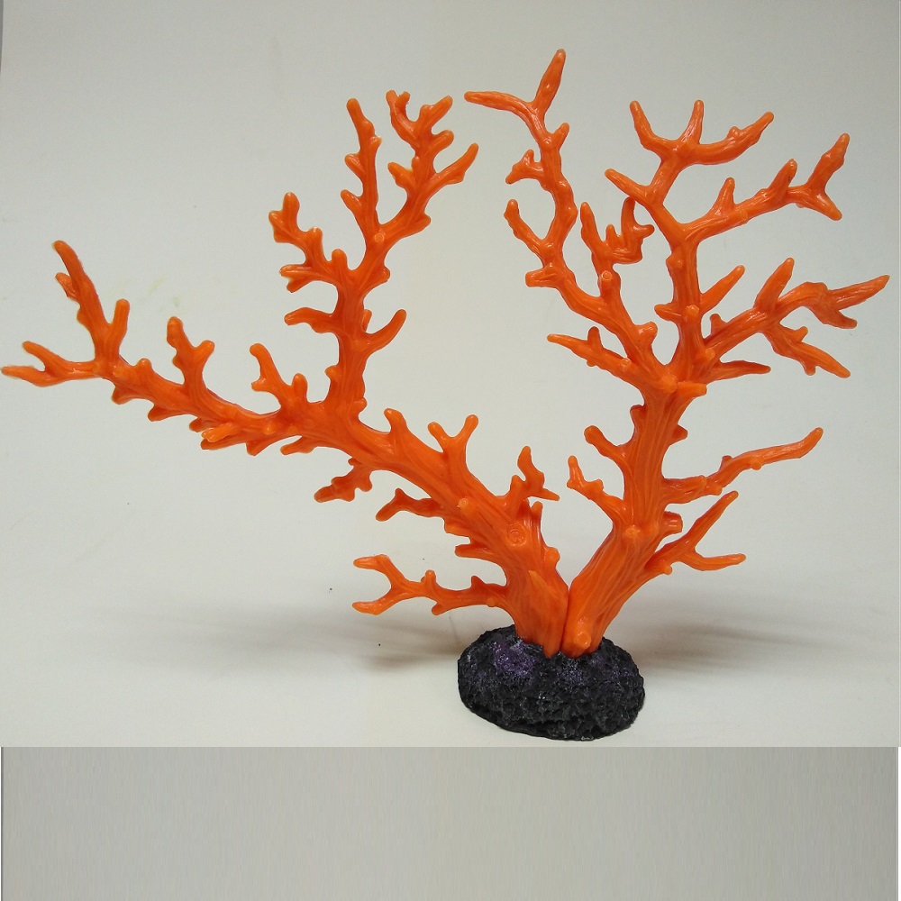 Коралл пластиковый оранжевый 34х7х26см