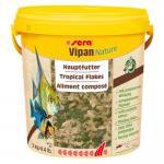 Корм Sera для рыб VIPAN Nature хлопья  10000 мл/ 2 кг (ведро)